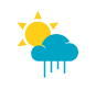 Skiftende skydekke - regn