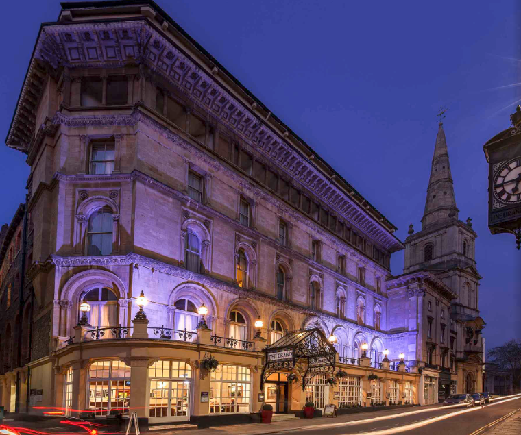 Innsjekking på Grand Hotel Bristol 